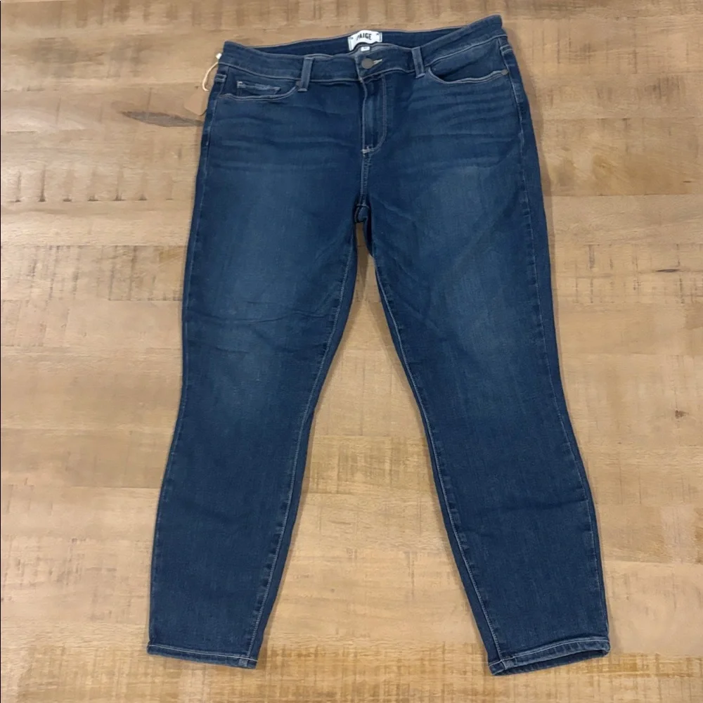 PAIGE Jeans Verdugo Crop Womens Denim Size 32 - Picture 3 of 8